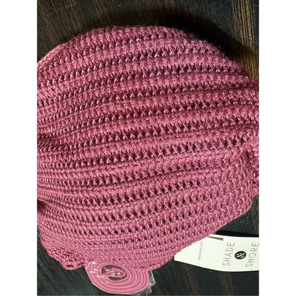 Shade & Shore NWT size 34DD mauve pink crochet bandeau top with attachable strap - Picture 2 of 5